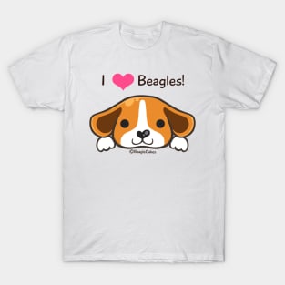 "I <3 Beagles!" T-Shirt